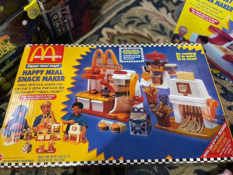 McDonald's Happy Meal Magic закуска Maker гамбургер, фритюрница и фонтан напиток - Изображение 1 из 1