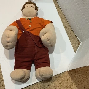 Disney Store Talking Wreck It Ralph Plush Soft Toy 22” Tested Works - Picture 1 of 6