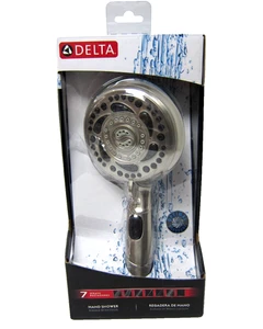 Delta Handheld Hand Shower Head 7-Spray in Spotshield Brushed Nickel 75704SN - Picture 1 of 10
