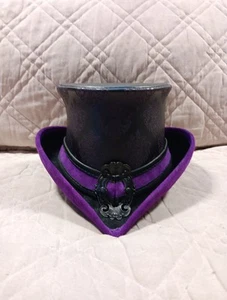 The Blonde Swan Womens Damask Riding TopperLeather Goth Cosplay Haunted Mansion - Picture 1 of 11