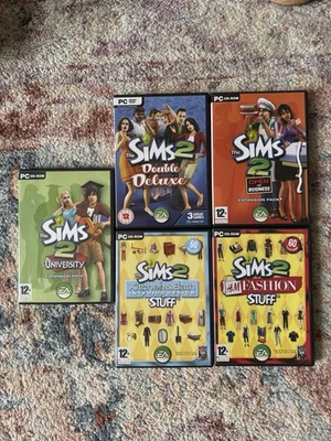 The Sims 2 Double Deluxe Expansion Packs Uni Open for Business H&M - Image 1 of 4