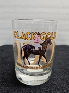Black Gold 100th Anniversary Bourbon Rocks Glass Pre-owned (BB) - Picture 1 of 9