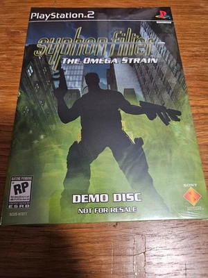 Syphon Filter The Omega Strain PS2 Playstation 2 Demo Disc SEALED NEW - Image 1 of 2