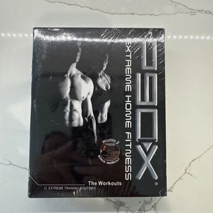 P90X Extreme Home Fitness The Workouts Complete 12 DVD Set Brand NEW Sealed 2007 - Foto 1 di 7