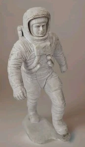 Figure Astronauta Apollo 5 1/2" Marx MCMLXX Bianco che cammina con le braccia al fianco - Foto 1 di 5