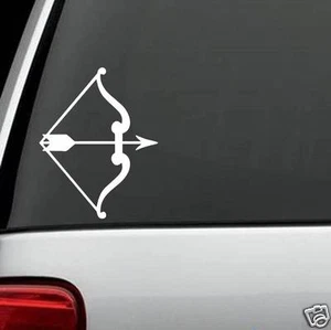 Calcomanía con flecha de arco pegatina coche camión SUV FURGONETA compuesto arco flecha punta ancha B1093 - Imagen 1 de 1