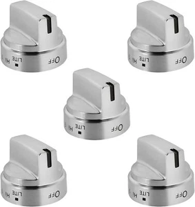 Stainless Steel Look Control Knob Replacement for GE Gas Range Stove WB03X24818 - Picture 1 of 7