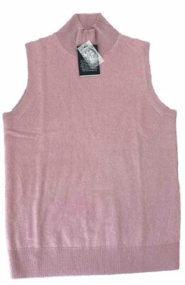 Suéter C by BLOOMINGDALE'S Cashmere para mujer XL rosa rosa precio de venta sugerido por el fabricante $158 nuevo con etiquetas Foto 1 de 4