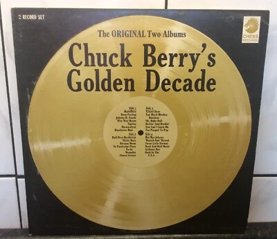 CHUCK BERRY'S GOLDEN DECADE Original CHESS UK Double LP Gatefold - Image 1 of 4