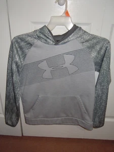 UNDER ARMOUR HOODIE YOUTH LARGE BOYS/GIRLS YOUTH- HOODED SWEATSHIRT GRAY - Picture 1 of 4