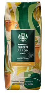 Delantal verde mezcla rubio tostado café integral 1 lb / 16 oz / 453 g bolsa - Imagen 1 de 2