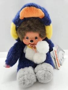 Htf 7in Monchhichi Sekiguchi Penguin Doll W/ Tags  - Picture 1 of 13