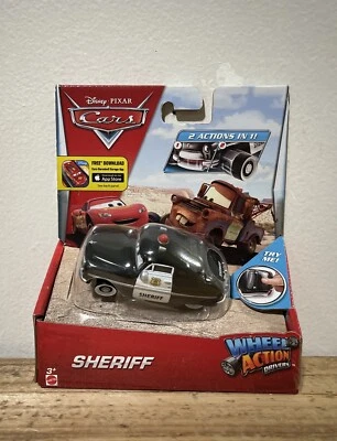 Mattel Disney Pixar Cars Wheel Action Drivers Sheriff - Image 1 of 2