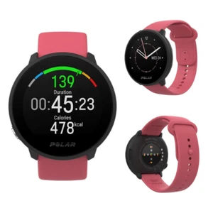 New POLAR Unite Waterproof Fitness Watch Ultralight Heart Rate Meter Red S-L - Picture 1 of 5