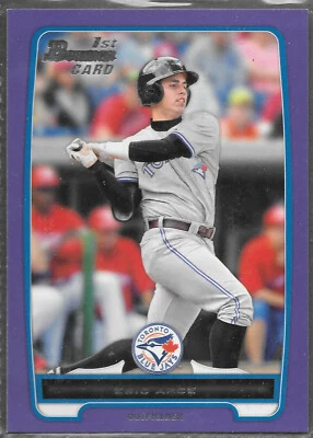 2012 Bowman Prospects #BP74 ERIC ARCE Purple Retail RC - Blue Jays  - NM/Mint - Image 1 of 2