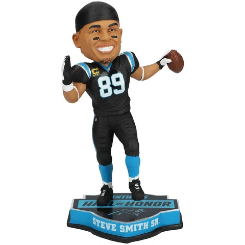 STEVE SMITH SR. Carolina Panthers “Hall of Honor” NFL Legend Bobblehead NIB! Cover