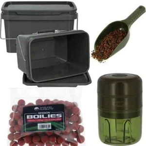 Secchio Esca Pesca Carpa 5L Smerigliatrice Elettrica Ricaricabile 200g Boilies Mix Cucchiaio - Foto 1 di 3
