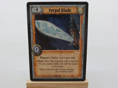 WARLORD Saga of the Storm CCG Arma Artículo Tarjeta VORPAL BLADE 088/108 #1061 Foto 1 de 2