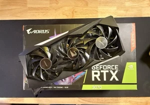 Gigabyte AORUS RTX 3070 Master 8GB GDDR6 GPU - sauber - getestet & funktionsfähig - Bild 1 von 5