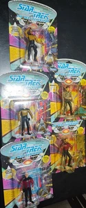 Playmates Konvolut 5 Star Trek The Next Generation Figuren von 1992, neu, 4 unpunched - Bild 1 von 16