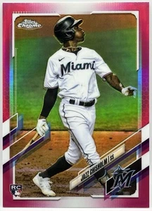 2021 Topps Chrome - Jazz Chisholm #144 Magenta Refractor /399 (RC) MIA - Picture 1 of 2