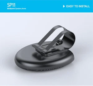 New Sun Visor Bluetooth 5.0 Wireless Hands-free Car Speaker Phone Car Accessorie - Picture 1 of 17