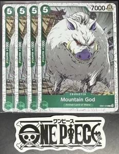4 x One Piece EB01-018 C Mountain God - English - PRB02 Foil - Playset - NM/M - Picture 1 of 1