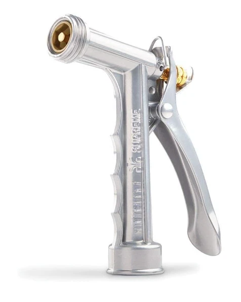 Pack 10 boquillas metálicas rociadoras con frente roscado para manguera jardín Foto 1 de 4