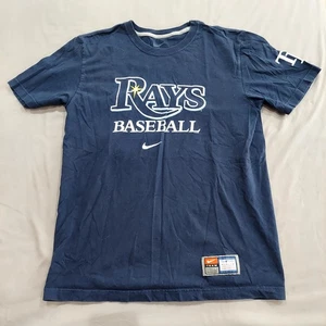 Nike Tampa Bay Rays T-SHIRT Herren Medium Blau Kurzarm Standard Fit - Bild 1 von 6
