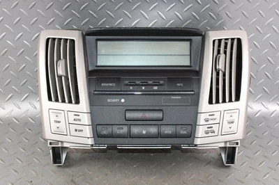 Panel de radio de temperatura de control de clima de aire acondicionado Lexus RX330 RX350 2004-2009 FABRICANTE DE EQUIPOS ORIGINALES Foto 1 de 3