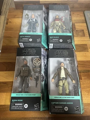 star wars black series 6” Rogue One Bundle Baze Malbus Antoc Bodhi Rook Cassian - Image 1 of 4