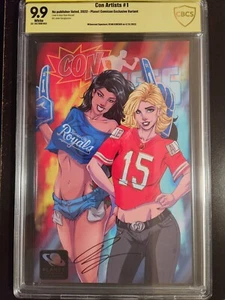 Con Artists #1 Planet Comicon Exc KC Chiefs Royals Kincaid firmato CBCS 9,9 CGC - Foto 1 di 2