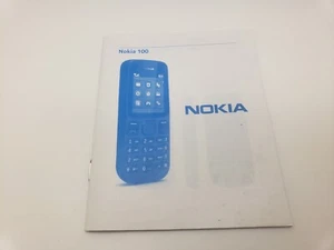 New English Nokia 100 Mobile Phone User Guide Manual 3POSTUK - Picture 1 of 4