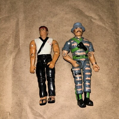 Vintage US Forces American Defense 3.75" Karate Star & Lanyard O Ring Figure - Изображение 1 из 4