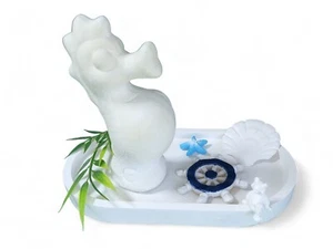 Molde de látex DIY, adecuado para masas de fundición en relieve, caballito de mar noble (309) - Imagen 1 de 11
