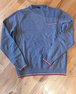 Hermoso Suéter Prada Talla 48 Pequeño Lana Mohair Gris - Imagen 1 de 6