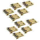 10x Mini Gold Plated HDMI Male Plug Socket Vertical Straight Plug Socket