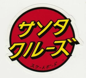 Santa Cruz Skateboards Japanese Sticker 3" Decal - Bild 1 von 1