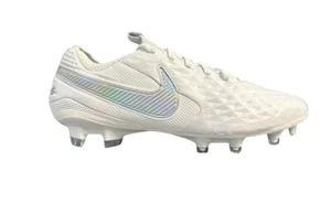 Nike Tiempo Legend 8 Elite FG Soccer Cleats White Platinum Size 6.5 AT5293-100 - Picture 1 of 7