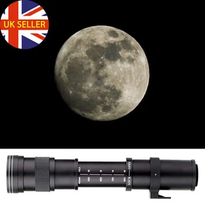 Canon EOS EF Fit 420/800 mm Telephoto Zoom Lens For DSLR Powerful Wildlife Moon - Picture 1 of 9