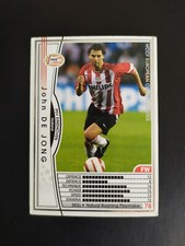 WCCF EUROPEAN CLUBS CARD PANINI 2004/05 PSV JOHN DE JONG n 109 EXCELLENT