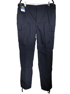 Quartermaster Law Pro Tactical Cargo Pants Super BDU Trouser Mens Large Reg Blue - Picture 1 of 14