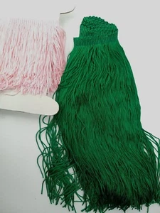 Trim Embellishment Fringe Tassel Lot Of 2 Pink Green M J Trimming 5 Yards New - Picture 1 of 16