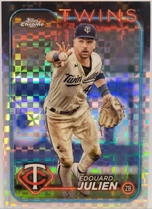 Edouard Julien 2024 Topps Cromo #152 X-Fractor Refractor Minnesota Twins - Imagen 1 de 2