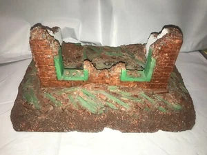 Atherton Scenic WWII Painted Bombed Building Maßstab 1:32 1/35 - Bild 1 von 10