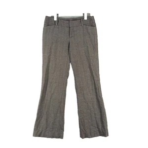 MOSSIMO Office Pants Size 2 Women Casual Office Stretch Gray Woven Flared - Picture 1 of 10