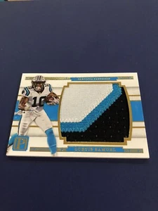 2017 Panini Pantheon Football Curtis Samuel Mammoth Materials Patch #42/49 - Picture 1 of 5