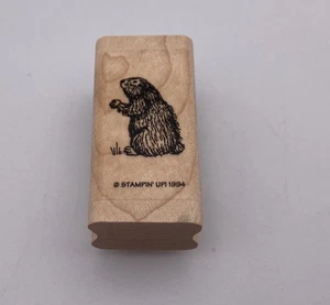 Stampin Up! Rubber Stamp 1994 Animal Wildlife MARMOT, Road Runner & Tortoise - Picture 1 of 5