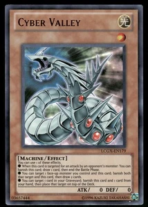 Yugioh! Cyber Valley LCGX-EN179 Ultra Rare *ERROR* WHITE DOT - Picture 1 of 2