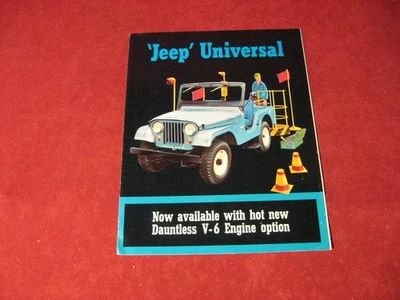 1965 Jeep Willys Universal Sales Brochure Booklet Catalog Old Original - Image 1 of 4